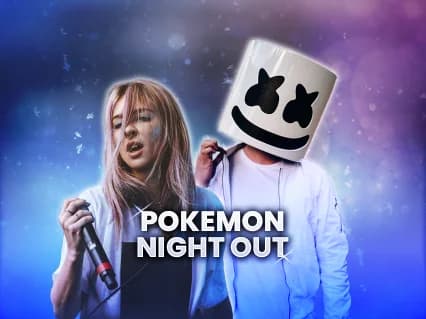 Pokemon Night Out with Marshmello