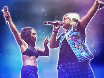 TLC and Salt N Pepa with En Vogue